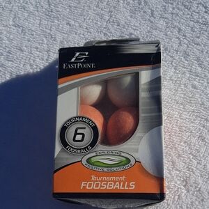 Tournament Foosballs - Orange and White